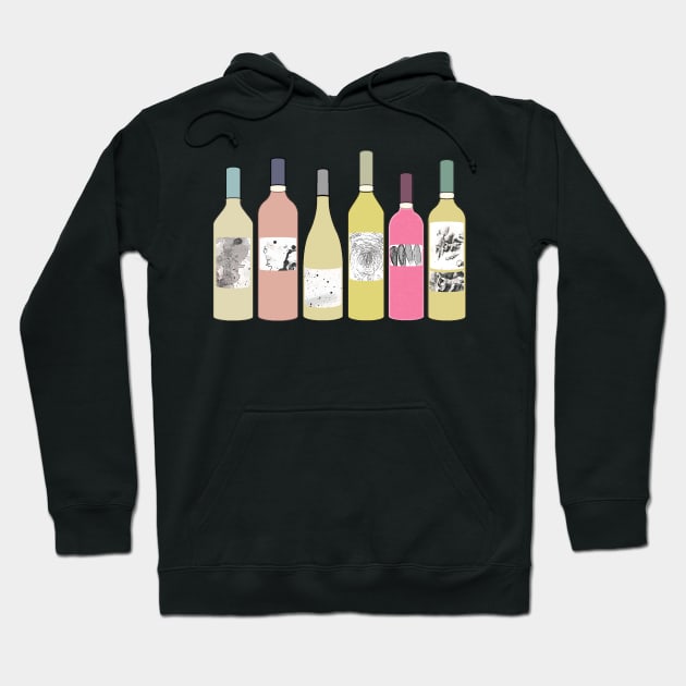 Wine bottle art Hoodie by annacush